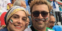 ذوق زدگی الیکا عبدالرزاقی از حضور در استادیوم در جام جهانی + فیلم