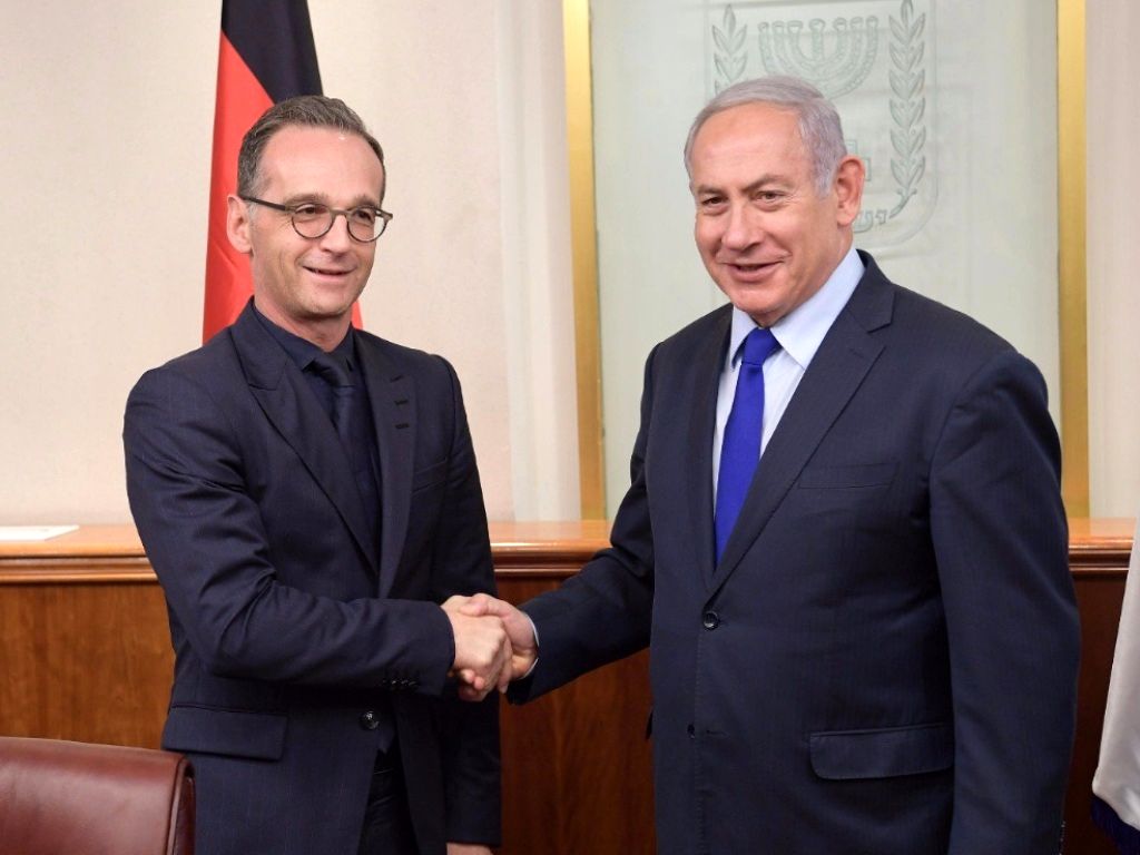 نتانیاهو در دیدار با وزیر خارجه آلمان: جامعه بین‌الملل علیه نفوذ ایران در سوریه و لبنان بایستد
