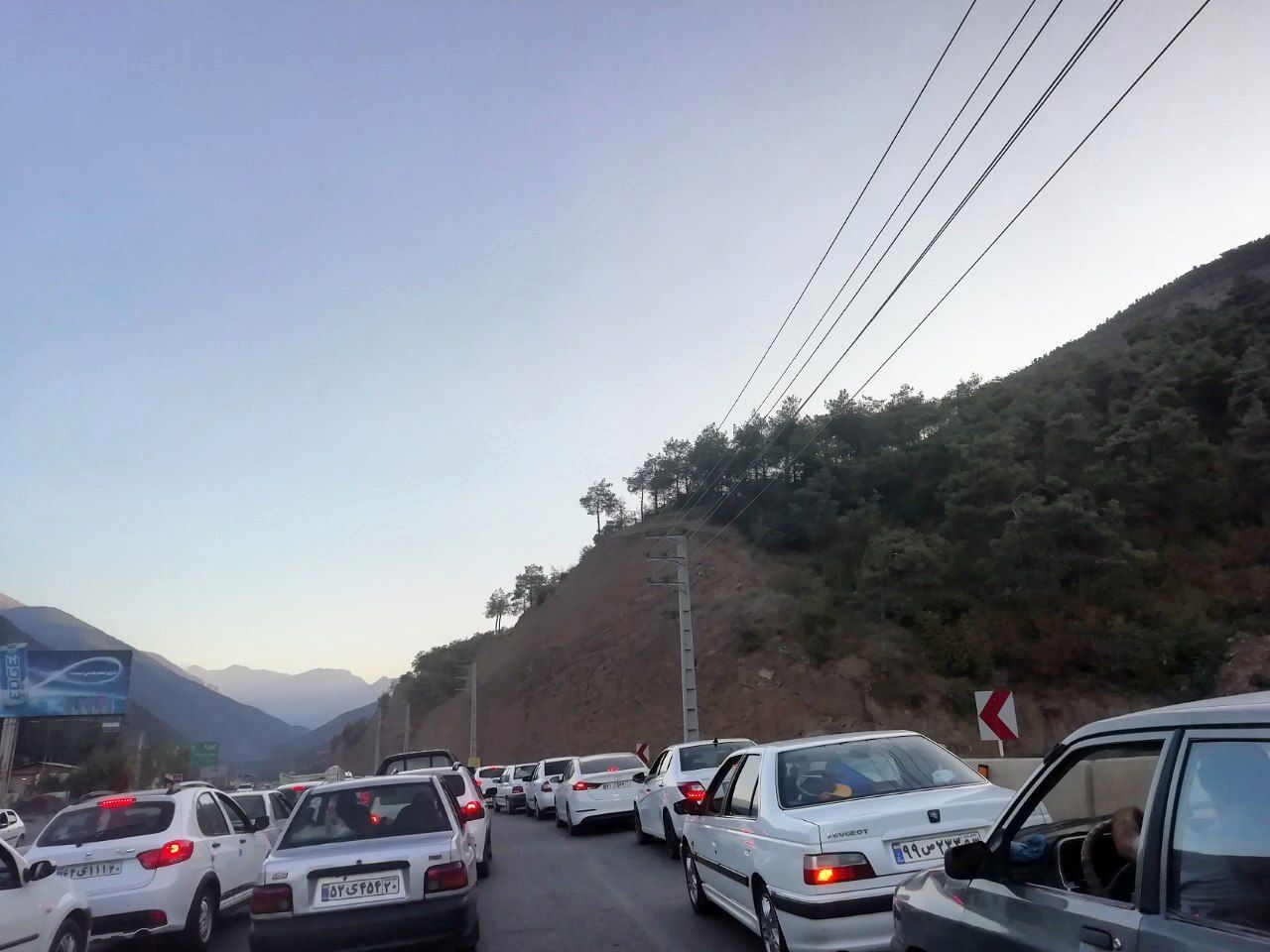 وضعیت ترافیکی کشور/ جاده کرج- چالوس ترافیک سنگین دارد