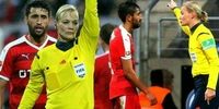 جنجال توهین یک فوتبالیست به داور زن در آلمان +عکس