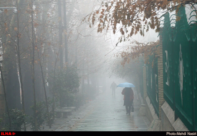تهران مه آلود
