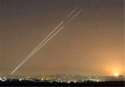  شلیک ۲ راکت از نوار غزه به سرزمین‌های اشغالی