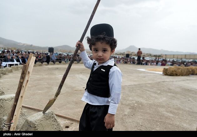 آیین بیل گردانی در شهرستان نیم ور