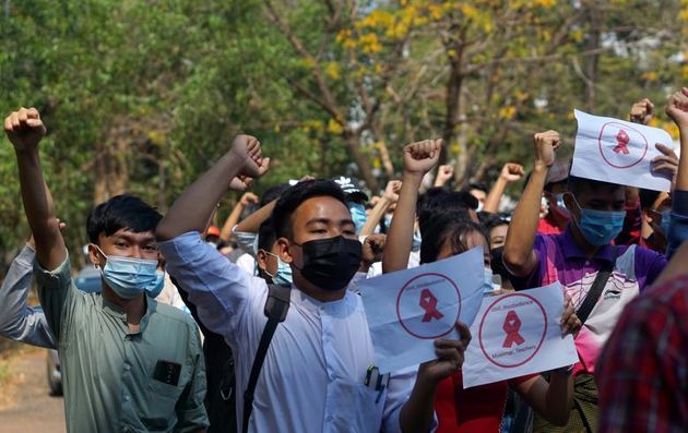 اعتراض میانمار
