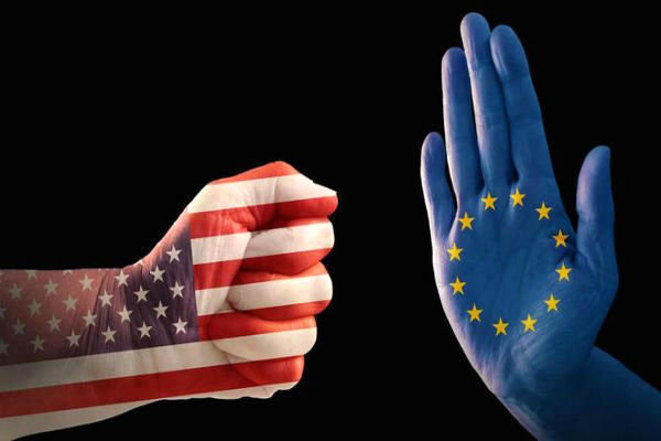 آغاز وضع تعرفه بر کالاهای آمریکایی از سوی اتحادیه ‌اروپا