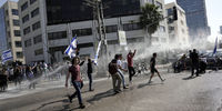 تظاهرات علیه نتانیاهو به خشونت کشیده شد+فیلم