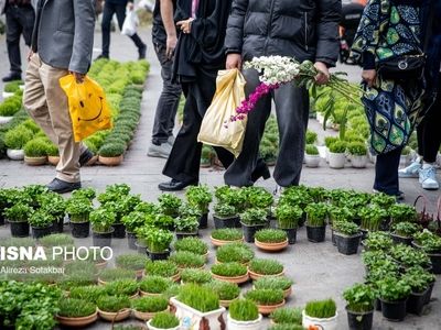 تصاویر| حال و هوای متفاوت بازار تجریش در ساعات آخر سال 1404