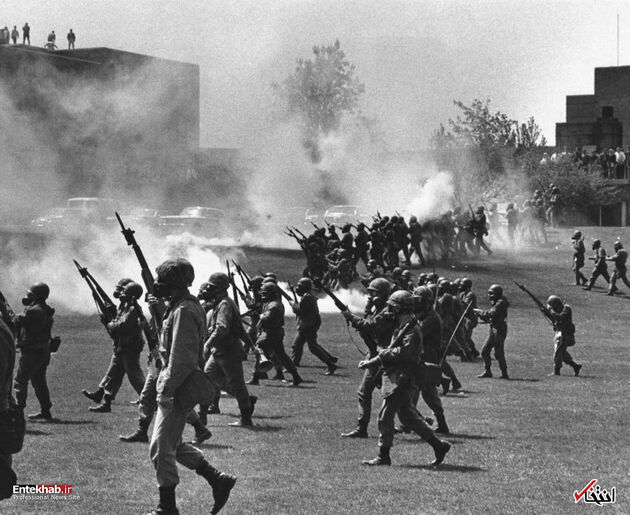 4 می 1970 : مقابله با شورش دانشجویان دانشگاه ایالت کنت آمریکا با 4 کشته و 11 زخمی