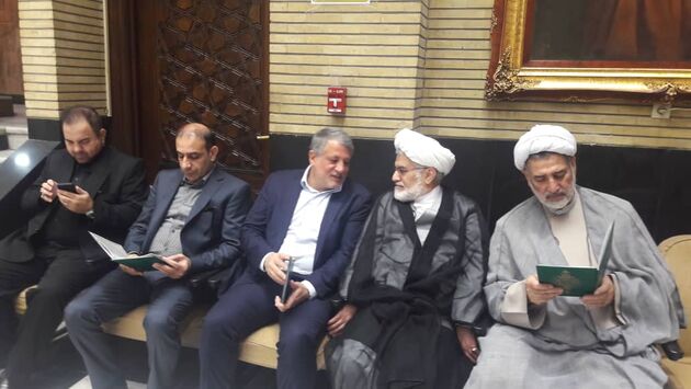 مراسم ترحیم پدر تاج‌زاده 