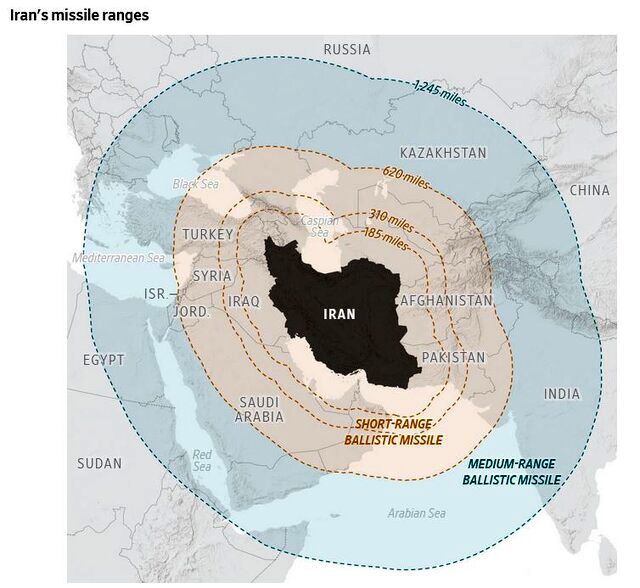 گزارش وال استریت ژورنال از توان موشکی ایران/«پاسخ ایران به آمریکا مرگبار خواهد بود»