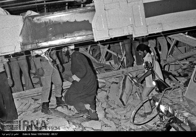 گزارش تصویری انفجار حزب جمهوری اسلامی در هفتم تیر 1360