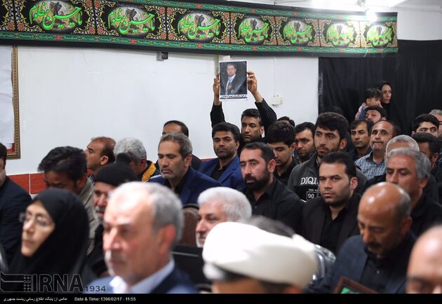 حضور رئیس جمهوری در محل حادثه معدن یورت