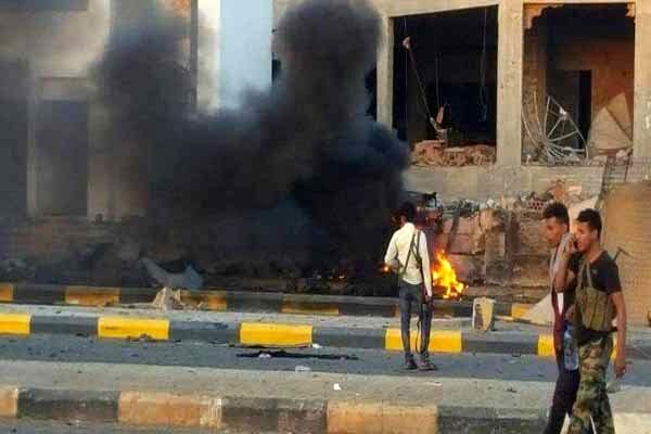 انفجار انتحاری در بنغازی
