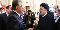 خوش و بش رئیسی با رئیس جمهور تاجیکستان در حاشیه اجلاس شانگهای + عکس