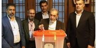 مشاور رهبر انقلاب رای خود را در صندوق انداخت