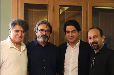 اصغر فرهادی، همایون، حسین علیزاده ومحمدرضا شجریان