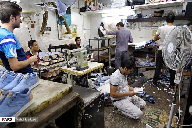 کارگاه های تولید کفش ایرانی