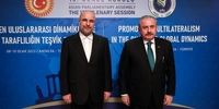 دیدار و رایزنی رئیس مجلس ترکیه با «قالیباف» 