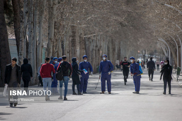 عملیات بزرگ ضدعفونی سطح شهر مشهد