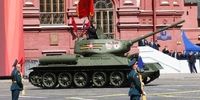 حضور تانک جنجالی در رژه روز پیروزی روسیه