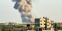 حمله هواپیماهای اسرائیلی به نوار غزه+عکس
