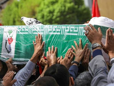 تصاویر| تشییع پیکر شهدای حملات اسرائیل به تهران
