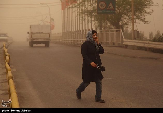 آلودگی هوای اهواز ۶۰ برابر حد مجاز