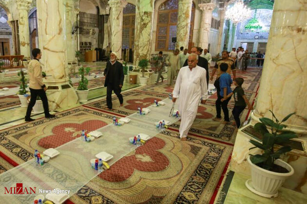 افطاری در حرم حضرت زهرا(س) 3