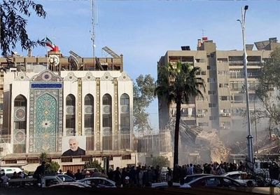 اولین تصاویر از داخل سفارت ایران پس از حمله اسرائیل+ فیلم