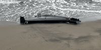 کشف یک پهپاد انتحاری روسی در ساحل !  + فیلم