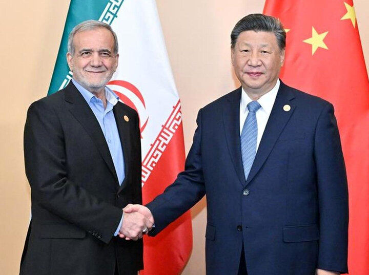 پزشکیان با همسر رئیس جمهور چین دست نداد / استقبال شی جین پینگ از دختر رئیس جمهور ایران + فیلم
