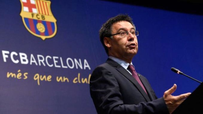 جمع‌آوری امضا برای برکناری رئیس باشگاه بارسلونا