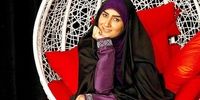 عکس جالب مجری محجبه صداوسیما سوار بر موتورسیکلت