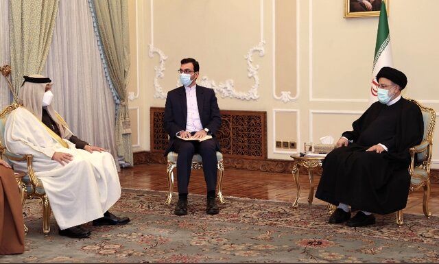 توئیت وزیر خارجه قطر درباره دیدارش با رئیسی