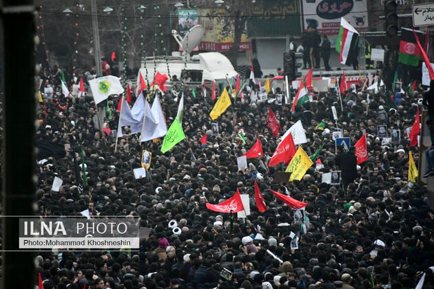 تصاویر تشییع پیکر شهید قاسم سلیمانی در مشهد