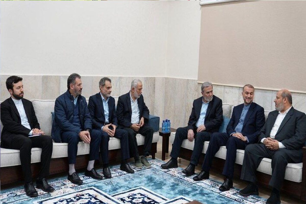 دیدار و گفتگوی «امیرعبداللهیان» با مقامات ارشد حماس 