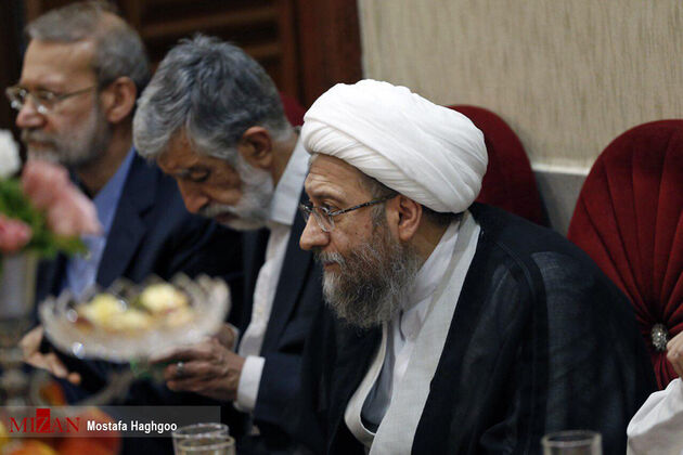 مراسم دامادی فرزند رئیس مجلس