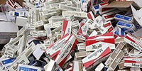 کشف یک‌میلیارد سیگار قاچاق در قزوین