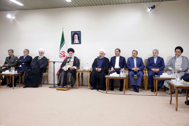 دیدار هیئت دولت با رهبری