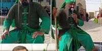 چهره این تعزیه خوان با محسن رضایی مو نمی زند