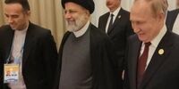 عکسی عجیب از دیدار صمیمانه رئیسی با پوتین/ روبوسی یا حرف درگوشی؟!