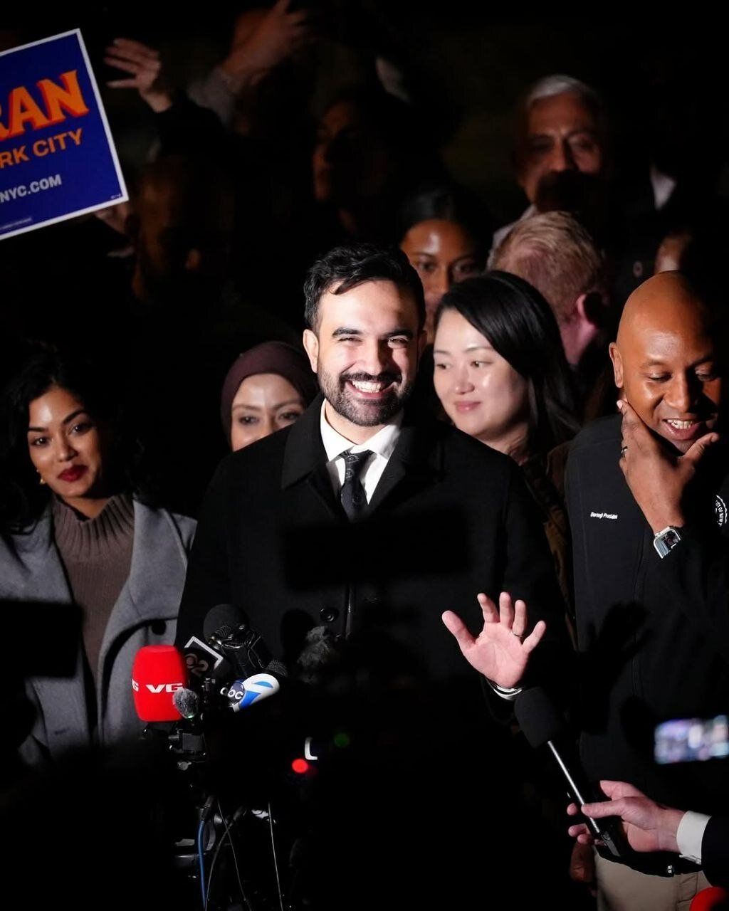 جشن پیروزی ممدانی پس از اعلام نتایج در نیویورک | تصاویر