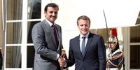 امیر قطر با ماکرون دیدار و گفتگو کرد