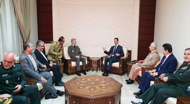 «بشار اسد» با وزیر دفاع ایران دیدار کرد