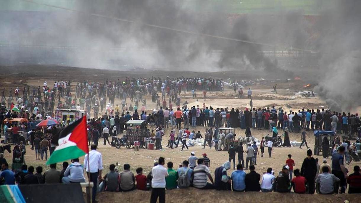 تظاهرات گسترده مراکشی‌ها در حمایت از غزه