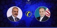 فیدان و عراقچی درباره تحولات مذاکرات ایران و آمریکا گفت‌وگو کردند