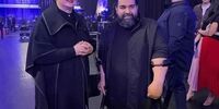 عکسی از خانم بازیگر پرحاشیه و رضا صادقی در کانادا