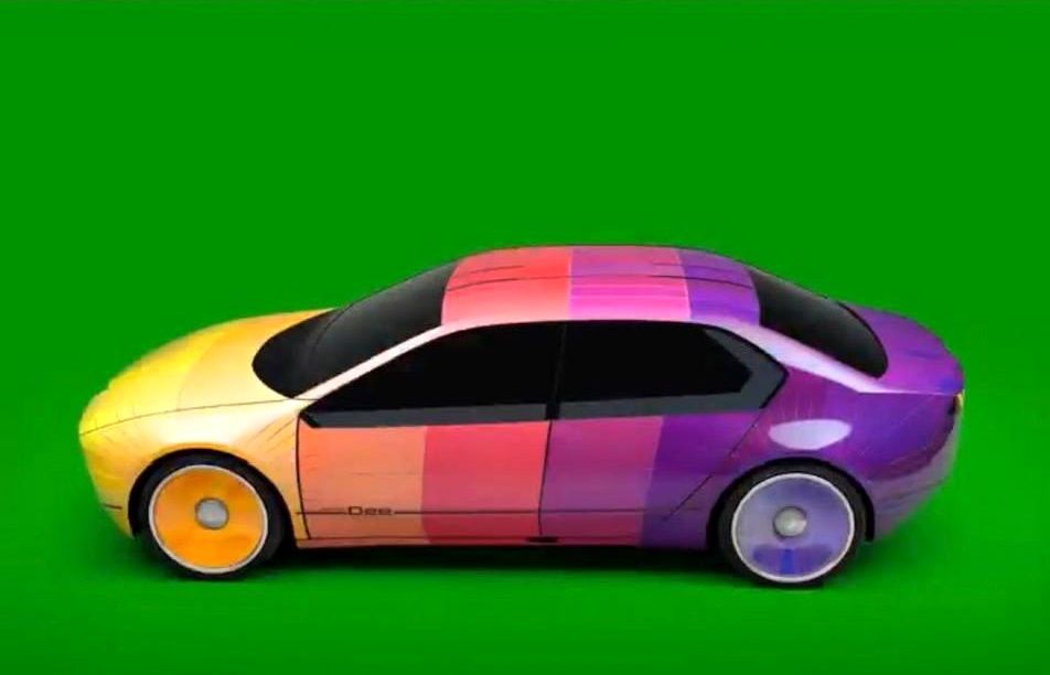 رونمایی از خودرو بی ام و رنگین کمانی
