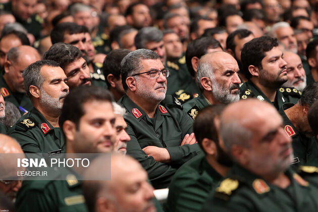 دیدار فرماندهان سپاه پاسداران با مقام معظم رهبری