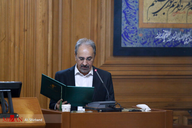 ادای سوگند شهردار تهران در جلسه امروز شورای شهر